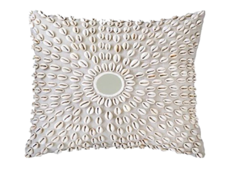 Shell Kauri Mirror Natural Medium Cushion